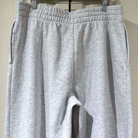 LIKE NEW ASOS DESIGN Gray Heather Baggy Wide Leg Tailored Trouser Sweatpants - Picture 7 of 12